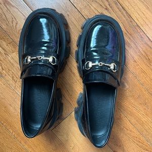 Princess Polly Size 9 chunky loafers